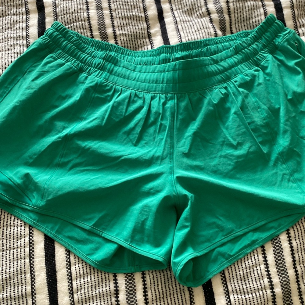 Size 14…tag removed.  Lululemon hotty hot 2.5 inch shorts